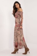 Sukienka Model DHJ-SK-18702-1.13P Beige - Italy Moda Italy Moda