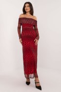 Sukienka Model DHJ-SK-18702.40 Red - Italy Moda Italy Moda Sukienka Model DHJ-SK-18702.40 Red - Italy Moda Italy Moda