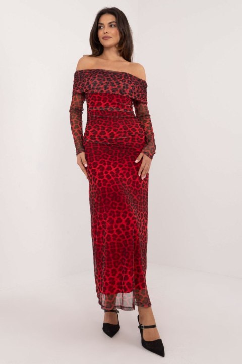 Sukienka Model DHJ-SK-18702.40 Red - Italy Moda Italy Moda Sukienka Model DHJ-SK-18702.40 Red - Italy Moda Italy Moda
