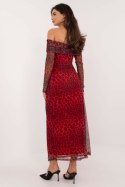 Sukienka Model DHJ-SK-18702.40 Red - Italy Moda Italy Moda Sukienka Model DHJ-SK-18702.40 Red - Italy Moda Italy Moda
