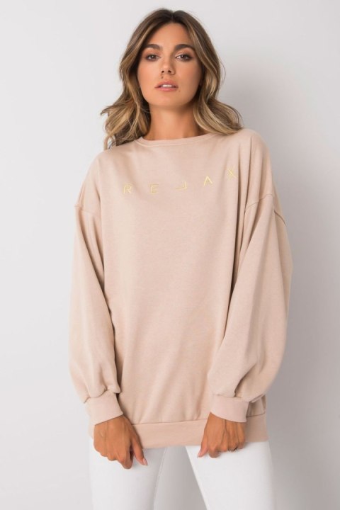 Bluza Damska Model EM-BL-536/2.04 Beige - Ex Moda Ex Moda Bluza Damska Model EM-BL-536/2.04 Beige - Ex Moda Ex Moda