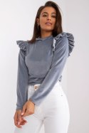 Bluzka Model DHJ-BZ-6533B.85 Grey - Italy Moda Italy Moda Bluzka Model DHJ-BZ-6533B.85 Grey - Italy Moda Italy Moda