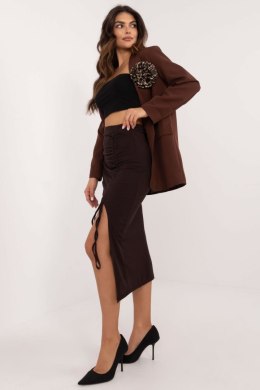 Spódnica Model MI-SD-20582-2.65 Dark Brown - Italy Moda Italy Moda