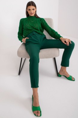 Spodnie Damskie Model DHJ-SP-12787.21X Dark Green - Italy Moda Italy Moda