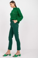 Spodnie Damskie Model DHJ-SP-12787.21X Dark Green - Italy Moda Italy Moda Spodnie Damskie Model DHJ-SP-12787.21X Dark Green - Italy Moda Italy Moda