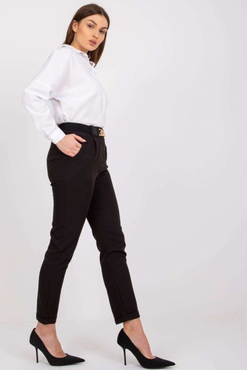 Spodnie Damskie Model DHJ-SP-13165.20 Black - Italy Moda Italy Moda Spodnie Damskie Model DHJ-SP-13165.20 Black - Italy Moda Italy Moda