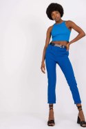 Spodnie Damskie Model DHJ-SP-13165.20 Dark Blue - Italy Moda Italy Moda Spodnie Damskie Model DHJ-SP-13165.20 Dark Blue - Italy Moda Italy Moda