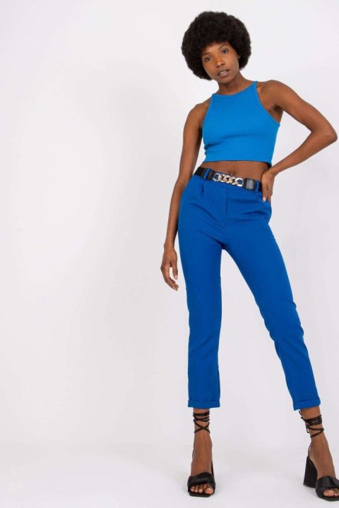 Spodnie Damskie Model DHJ-SP-13165.20 Dark Blue - Italy Moda Italy Moda Spodnie Damskie Model DHJ-SP-13165.20 Dark Blue - Italy Moda Italy Moda