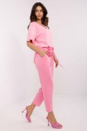 Spodnie Dresowe Model DHJ-SP-20323.70 Pink - Italy Moda Italy Moda Spodnie Dresowe Model DHJ-SP-20323.70 Pink - Italy Moda Italy Moda