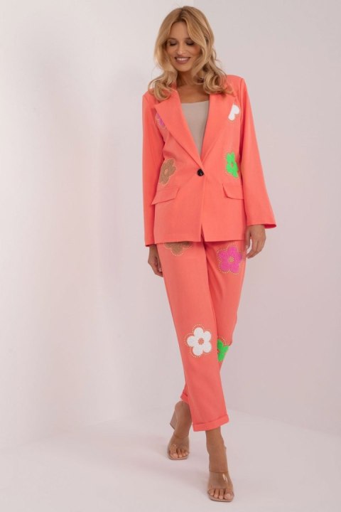Spodnie Komplet Model DHJ-KMPL-18806.30 Coral - Italy Moda Italy Moda Spodnie Komplet Model DHJ-KMPL-18806.30 Coral - Italy Moda Italy Moda