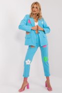 Spodnie Komplet Model DHJ-KMPL-18806.30 Light Blue - Italy Moda Italy Moda Spodnie Komplet Model DHJ-KMPL-18806.30 Light Blue - Italy Moda Italy Moda
