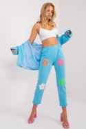Spodnie Komplet Model DHJ-KMPL-18806.30 Light Blue - Italy Moda Italy Moda Spodnie Komplet Model DHJ-KMPL-18806.30 Light Blue - Italy Moda Italy Moda