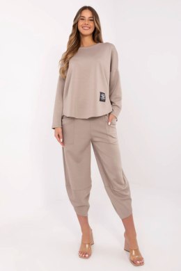 Spodnie Komplet Model MI-KMPL-M56491.09 Dark Beige - Italy Moda Italy Moda