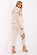 Spodnie Komplet Model MI-KMPL-M6124.61P Beige - Italy Moda Italy Moda Spodnie Komplet Model MI-KMPL-M6124.61P Beige - Italy Moda Italy Moda