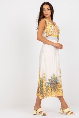 Sukienka Model DHJ-SK-13128.61 White/Yellow - Italy Moda Italy Moda