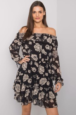 Sukienka Model DHJ-SK-15015.56P Black/Beige - Italy Moda Italy Moda