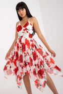 Sukienka Model DHJ-SK-15952-1.24X White/Red - Italy Moda Italy Moda