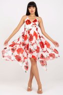 Sukienka Model DHJ-SK-15952-1.24X White/Red - Italy Moda Italy Moda