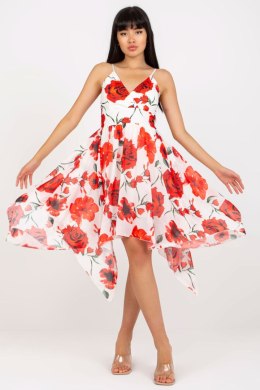 Sukienka Model DHJ-SK-15952-1.24X White/Red - Italy Moda Italy Moda