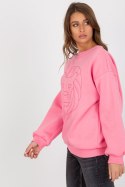 Bluza Damska Model EM-BL-617-4.41P Pink - Ex Moda Ex Moda Bluza Damska Model EM-BL-617-4.41P Pink - Ex Moda Ex Moda