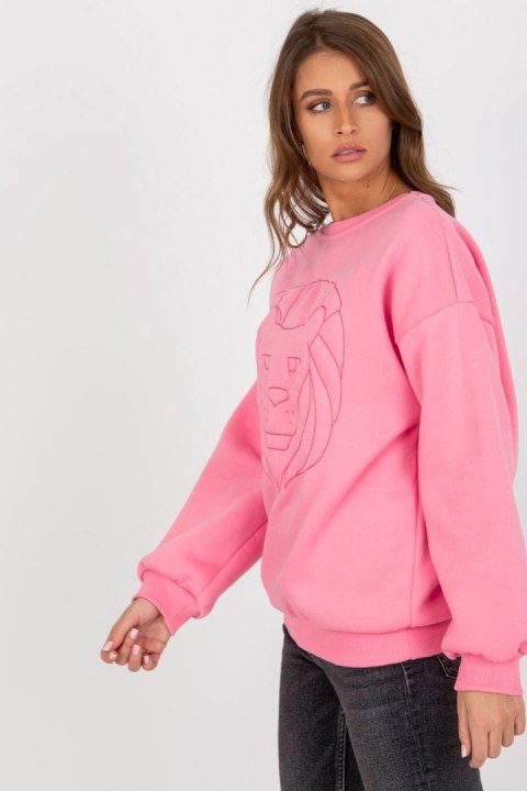 Bluza Damska Model EM-BL-617-4.41P Pink - Ex Moda Ex Moda Bluza Damska Model EM-BL-617-4.41P Pink - Ex Moda Ex Moda