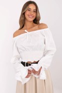 Bluzka Model LK-BZ-509978.42 White - Lakerta Lakerta Bluzka Model LK-BZ-509978.42 White - Lakerta Lakerta