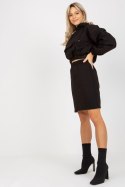 Spódnica Komplet Model EM-KMPL-705.25 Black - Ex Moda Ex Moda Spódnica Komplet Model EM-KMPL-705.25 Black - Ex Moda Ex Moda