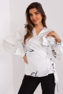 Bluzka Model LK-BZ-509423.22 White - Lakerta Lakerta Bluzka Model LK-BZ-509423.22 White - Lakerta Lakerta