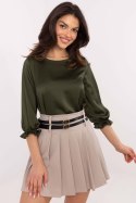 Bluzka Model LK-BZ-509950.89 Khaki - Lakerta Lakerta Bluzka Model LK-BZ-509950.89 Khaki - Lakerta Lakerta