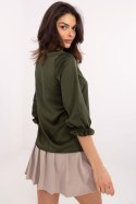 Bluzka Model LK-BZ-509950.89 Khaki - Lakerta Lakerta Bluzka Model LK-BZ-509950.89 Khaki - Lakerta Lakerta
