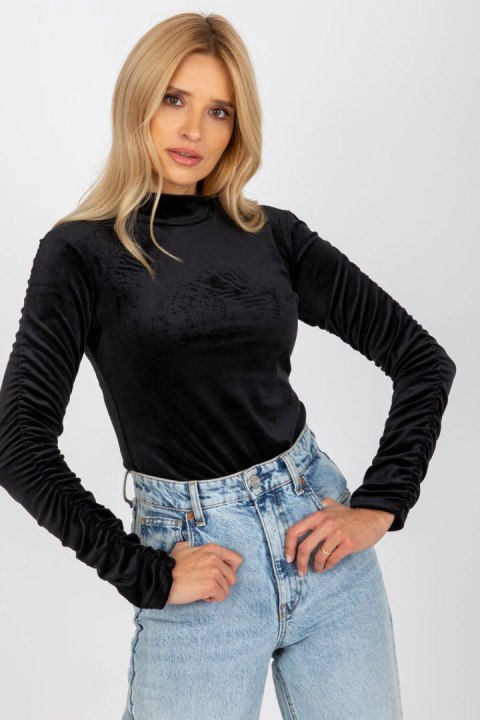Bluzka Model RP-BZ-8181.12X Black - Rue Paris Rue Paris Bluzka Model RP-BZ-8181.12X Black - Rue Paris Rue Paris