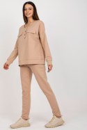 Spodnie Komplet Model LK-KMPL-509315.06 Camel - Lakerta Lakerta Spodnie Komplet Model LK-KMPL-509315.06 Camel - Lakerta Lakerta