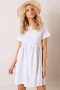 Sukienka Model RV-SK-5672.03P White - Rue Paris Rue Paris Sukienka Model RV-SK-5672.03P White - Rue Paris Rue Paris