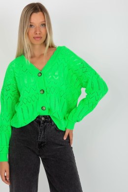 Sweter Damski Model LC-SW-8022.04P Fluo Green - Rue Paris Rue Paris