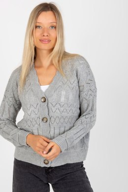 Sweter Damski Model LC-SW-8022.04P Grey - Rue Paris Rue Paris