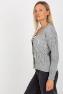 Sweter Damski Model LC-SW-8022.04P Grey - Rue Paris Rue Paris