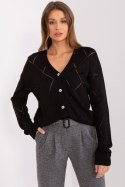 Sweter Damski Model LC-SW-A10-1.23X Black - Rue Paris Rue Paris Sweter Damski Model LC-SW-A10-1.23X Black - Rue Paris Rue Paris