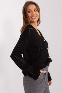 Sweter Damski Model LC-SW-A10-1.23X Black - Rue Paris Rue Paris Sweter Damski Model LC-SW-A10-1.23X Black - Rue Paris Rue Paris