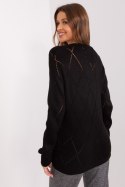 Sweter Damski Model LC-SW-A10-1.23X Black - Rue Paris Rue Paris Sweter Damski Model LC-SW-A10-1.23X Black - Rue Paris Rue Paris