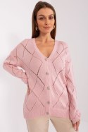 Sweter Damski Model LC-SW-A10-1.23X Light Pink - Rue Paris Rue Paris Sweter Damski Model LC-SW-A10-1.23X Light Pink - Rue Paris Rue Paris