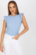 Bluzka Model FN-BZ-4592.12 Light Blue - Rue Paris Rue Paris Bluzka Model FN-BZ-4592.12 Light Blue - Rue Paris Rue Paris