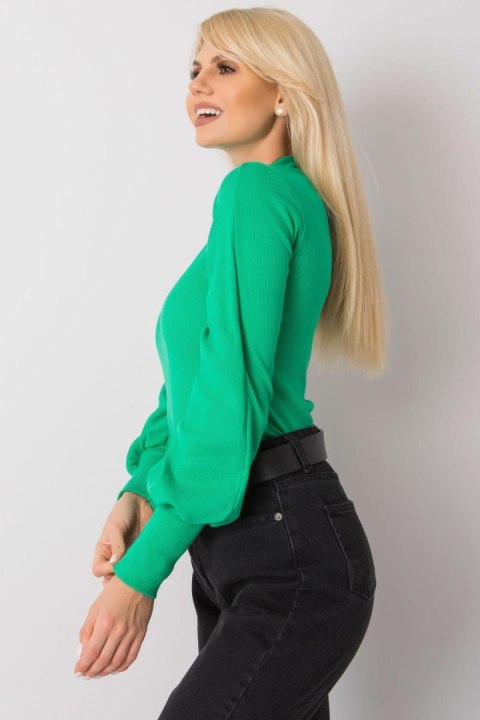Bluzka Model RV-BZ-5223.15 Green - Rue Paris Rue Paris Bluzka Model RV-BZ-5223.15 Green - Rue Paris Rue Paris