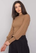 Bluzka Model RV-BZ-5223.15 Light Brown - Rue Paris Rue Paris Bluzka Model RV-BZ-5223.15 Light Brown - Rue Paris Rue Paris