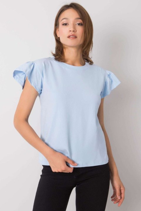 Bluzka Model RV-BZ-6724.69 Light Blue - Rue Paris Rue Paris Bluzka Model RV-BZ-6724.69 Light Blue - Rue Paris Rue Paris