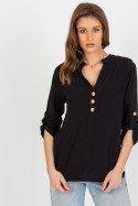 Bluzka Model WN-KS-VE51.17P Black - Rue Paris Rue Paris Bluzka Model WN-KS-VE51.17P Black - Rue Paris Rue Paris
