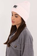 Czapka Model JK-CZ-51.18 Light Pink - Rue Paris Rue Paris Czapka Model JK-CZ-51.18 Light Pink - Rue Paris Rue Paris