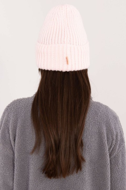 Czapka Model JK-CZ-51.18 Light Pink - Rue Paris Rue Paris Czapka Model JK-CZ-51.18 Light Pink - Rue Paris Rue Paris