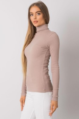 Golf damski Model RV-BZ-7182.01P Dark Beige - Rue Paris Rue Paris