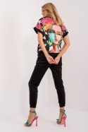 Spodnie Komplet Model DHJ-KMPL-8899-2.53 Black - Rue Paris Rue Paris Spodnie Komplet Model DHJ-KMPL-8899-2.53 Black - Rue Paris Rue Paris
