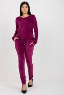 Spodnie Komplet Model RV-KMPL-6083.05 Violet - Rue Paris Rue Paris Spodnie Komplet Model RV-KMPL-6083.05 Violet - Rue Paris Rue Paris